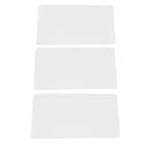 50 Sheets Metal Business Card Heat Transfer Aluminum Business Cards Blanks DIY Craft Supplies Pearl White