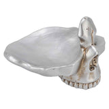 Skull Glasses Stand Decorative Synthetic Resin Statue Eyeglasses Display Holder for Home Office