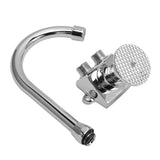 Foot Pedal Basin Faucet Kitchen Sink Foot Tap Floor Mounted Foot Pedal Faucet Set Double Outlet Water