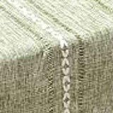 Retro Table Runner Elegant Hand Woven Cotton Linen Dining Table Runner with Tassels for Wedding Home Cross Green
