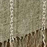 Retro Table Runner Elegant Hand Woven Cotton Linen Dining Table Runner with Tassels for Wedding Home Cross Green