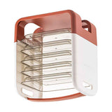 Four Layers Dish Preparation Plate Drawer Design Plastic Vegetable Preparation Rack Kitchen Storage Rack Pink