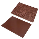 Non Slip Cup Mat Coffee Bean Design Desktop Bar Counter PVC Pad for Water Draining Filtering Brown