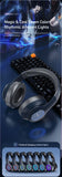 AWEI A100BL Foldable Bluetooth Over‑Ear Headphones, HiFi Stereo，black