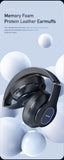 AWEI A100BL Foldable Bluetooth Over‑Ear Headphones, HiFi Stereo，black