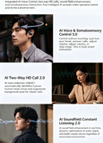 ARC 6 Music Edition Open‑Ear Wireless Earbuds, Dolby Atmos Spatial Audio, AI Real‑Time Translation,Lvory