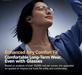 ARC 6 Sport Edition Open‑Ear Bluetooth Earbuds, IPX7 Waterproof Sports Headphones,orange