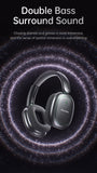 AWEI AT16 Foldable Over‑Ear Wireless Headphones，black