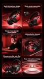 AWEI AT36 Tri‑Mode Wireless Gaming Headset, Low‑Latency 2.4G Bluetooth，black In Australia - Darrahopens