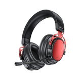 AWEI AT36 Tri‑Mode Wireless Gaming Headset, Low‑Latency 2.4G Bluetooth，red