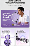 Cleer Bridge Clip On Open Ear Bluetooth Earbuds, Dolby Spatial Audio,Cream