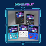 DC45V Retro Handheld Game Console, 4.5‑Inch HD IPS Full View Screen，black