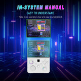 DC45V Retro Handheld Game Console, 4.5‑Inch HD IPS Full View Screen，black