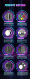 DC45V Retro Handheld Game Console, 4.5‑Inch HD IPS Full View Screen，blue