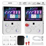 DC45V Retro Handheld Game Console, 4.5‑Inch HD IPS Full View Screen，white In Australia - Darrahopens