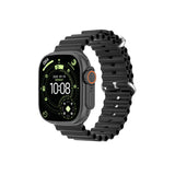 DT Ultra 4 Smart Watch Full Touch Screen Fitness Tracker for Men Women，black