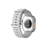 DT Ultra 4 Smart Watch Full Touch Screen Fitness Tracker for Men Women，White