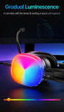 AWEI GM11 Wired Gaming Over‑Ear Headset, 50mm Driver 7.1 Surround Sound, USB & 3.5mm Jack,white