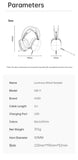 AWEI GM11 Wired Gaming Over‑Ear Headset, 50mm Driver 7.1 Surround Sound, USB & 3.5mm Jack,white