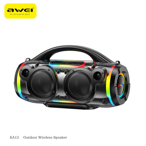 AWEI KA12 60W Outdoor Wireless Bluetooth Speaker,black