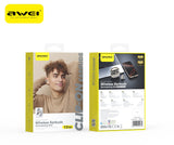 AWEI TZ50 Open Ear Wireless Earbuds with LED Power Display,Beige