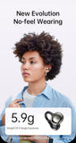 AWEI TZ50 Open Ear Wireless Earbuds with LED Power Display,black