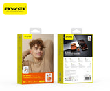 AWEI TZ50 Open Ear Wireless Earbuds with LED Power Display,orang