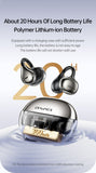AWEI TZ50 Open Ear Wireless Earbuds with LED Power Display,orang