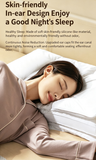 Y19 Mini Hidden Sleep Wireless Bluetooth Earbuds with LED Digital Display，black