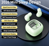 Y19 Mini Hidden Sleep Wireless Bluetooth Earbuds with LED Digital Display，green In Australia - Darrahopens