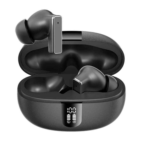 Y8 Bluetooth 6.0 Wireless Heavy Bass Earbuds ENC Noise Cancelling In Ear Headphones,black In Australia - Darrahopens