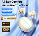 Y9 Wireless Bluetooth 6.0 Heavy Bass Earphones，Cream