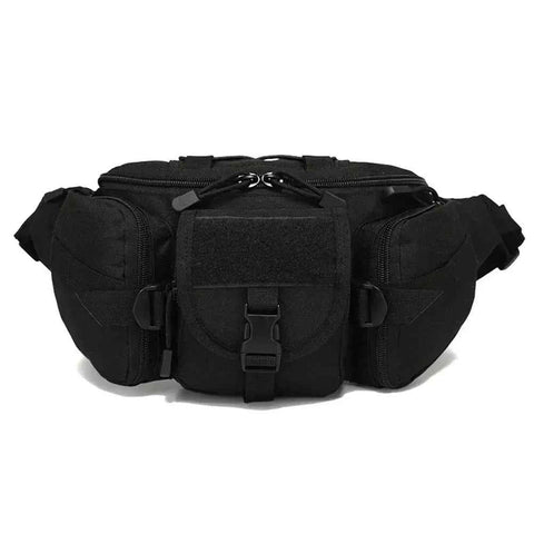 Outdoor Sports Fanny Pack Multipurpose Belt Bag for Camping Hiking Traveling Running Fishing - Black In Australia - Darrahopens