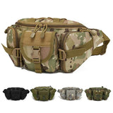 Outdoor Sports Fanny Pack Multipurpose Belt Bag for Camping Hiking Traveling Running Fishing - Khaki In Australia - Darrahopens