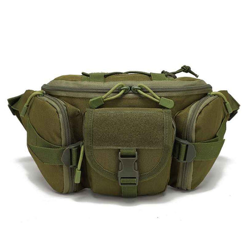 Outdoor Sports Fanny Pack Multipurpose Belt Bag for Camping Hiking Traveling Running Fishing - Army Green In Australia - Darrahopens