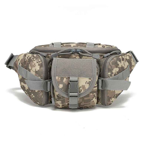 Outdoor Sports Fanny Pack Multipurpose Belt Bag for Camping Hiking Traveling Running Fishing - Digital In Australia - Darrahopens
