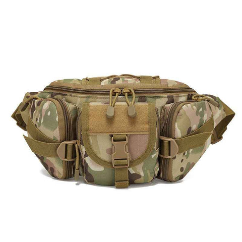 Outdoor Sports Fanny Pack Multipurpose Belt Bag for Camping Hiking Traveling Running Fishing - Camouflage In Australia - Darrahopens