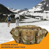 Outdoor Sports Fanny Pack Multipurpose Belt Bag for Camping Hiking Traveling Running Fishing - Camouflage In Australia - Darrahopens