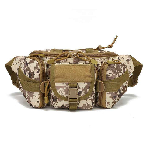 Outdoor Sports Fanny Pack Multipurpose Belt Bag for Camping Hiking Traveling Running Fishing - Desert Digital In Australia - Darrahopens
