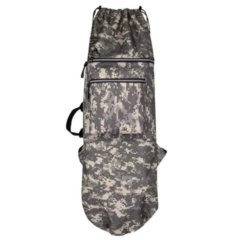 Skateboard Bag Longboards Carrying Case Double Shoulder Backpack Outdoor Travel - Gray Camouflage In Australia - Darrahopens