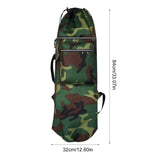 Skateboard Bag Longboards Carrying Case Double Shoulder Backpack Outdoor Travel - Black