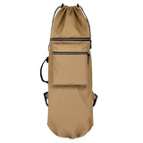 Skateboard Bag Longboards Carrying Case Double Shoulder Backpack Outdoor Travel - Khaki In Australia - Darrahopens
