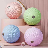 TPE Massage Roller Trigger Point Therapy Hand Hold Meridian Ball Acupoint Massage Myofascial Release for Physical Therapy - Pink In Australia - Darrahopens