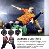 Soccer Goalkeeper Gloves Thickened Breathable Football Gloves Anti-Slip Latex Training Gloves for Teenagers Adults - 8# In Australia - Darrahopens