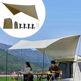 Camping Tarp Tent Tarp Awning Accessories Lightweight Hammock Canopy Rain Awning - Camel In Australia - Darrahopens