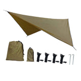 Camping Tarp Tent Tarp Awning Accessories Lightweight Hammock Canopy Rain Awning - Camel In Australia - Darrahopens