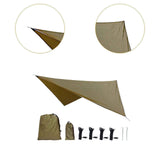 Camping Tarp Tent Tarp Awning Accessories Lightweight Hammock Canopy Rain Awning - Camel In Australia - Darrahopens