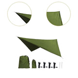Camping Tarp Tent Tarp Awning Accessories Lightweight Hammock Canopy Rain Awning - Army green In Australia - Darrahopens