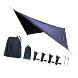 Camping Tarp Tent Tarp Awning Accessories Lightweight Hammock Canopy Rain Awning - Black In Australia - Darrahopens
