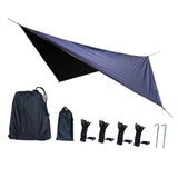 Camping Tarp Tent Tarp Awning Accessories Lightweight Hammock Canopy Rain Awning - Black In Australia - Darrahopens